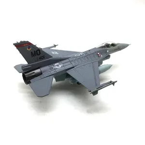 Modelo de Avión de Combate F-16C Fighting Falcon a Escala 1/100, de Metal Fundido a Presión, para Colección y Regalo - Product Image 4