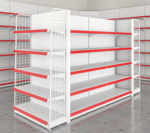 Étagères multicouches pour magasins Étagères métalliques modernes pour supermarchés Étagères pour magasins de détail Étagères pour épiceries - Product Image 2