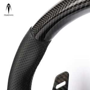 Volante de Fibra de Carbono Compatible con Modelos Antiguos y Nuevos de Mercedes Benz Clase A A200 <span class=keywords><strong>A180</strong></span> A260 A45 AMG W205 C63 W211 W206 E63 G63 GLS63S GLA45 - Product Image 6