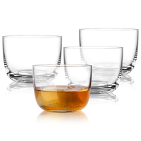 Ultradunne Japanse stijl Lowball Tumbler glazen voor whisky & sake