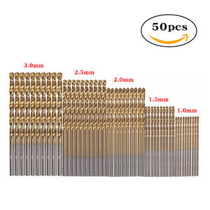 Lot de 50 forets hélicoïdaux multi-usages à tige droite, plaqués titane, haute vitesse, pour le perçage du bois, pour le dropshipping transfrontalier - Product Image 4