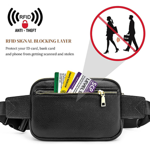 Custom Pu Lederen Waterdichte Sling Sport Kleine Crossbody Riem Bum Taille Stijl Voor Outdoor Reistas Mannen Heuptasje Voor Dames
