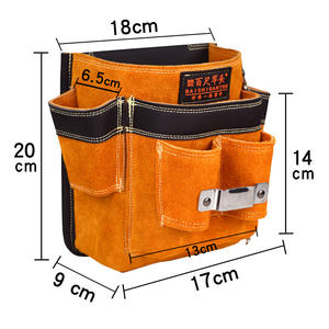 Bolsa de Herramientas Multifuncional de Cuero Grueso para Electricista, Bolsa de Cintura para Herramientas, Bolsa de Uso Especial para Ferretería - Product Image 2