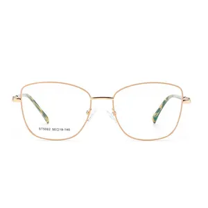 SH Fashion wholesale cat eye rhinestone metal glasses for women eyeglasses optical frames spectacle frame optische Rahmen