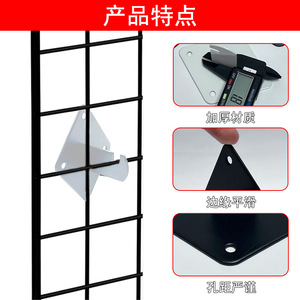 Support mural robuste pour panneau unique, dissimulé, en acier au carbone, pour meubles, à haute capacité de charge - Product Image 5