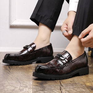 Nuove <span class=keywords><strong>Scarpe</strong></span> in Pelle di Grande Taglia con Tomaia Lucida, Mocassini per Affari e Matrimoni, Calzature in Pelle - Product Image 3