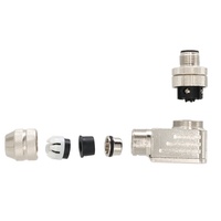 KRONZ M12 Connecteur circulaire filaire de terrain a Code Angle droit 8pin Mâle Capteur M12 Connecteur IEC 61076-2-101