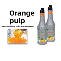Taihu Meilingfei Saus Buah Jeruk Pekat Kental Khas Kedai Teh Susu Selai Nanas Daging 1 Botol 1.2kg Suzhou