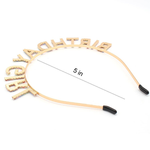 تاج عيد ميلاد ملون من الكريستال والأحجار اللامعة من YACHEN، إكليل عيد ميلاد سعيد للنساء والفتيات - Product Image 3