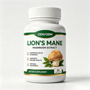 Capsules de Crinière de Lion à Marque Blanche OEM/ODM – Extrait de Champignon Premium pour Soutien Cognitif, Mémoire et Concentration (Formule Végétale) - Product Image 1
