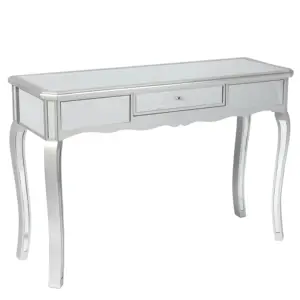 Home Furnishings Nail Table Mirrored Glass Entry Console Table For Living Room