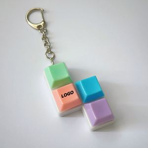 <b>Retro</b> Mini Keyboard Keychain <b>Toy</b> for Stress Relief, Fun Promotional Gift for Office and Tech Lovers - Product Image 1