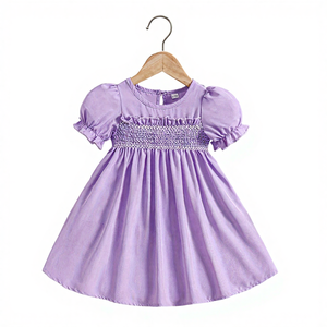 Vestito Estivo da Principessa per Bambine, Manica Corta con Motivo a Farfalla per Climi Caldi - Product Image 6