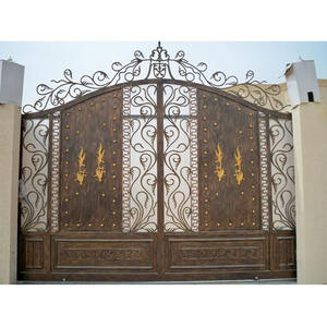 Porte d'allée métallique industrielle en <span class=keywords><strong>aluminium</strong></span> moderne Porte coulissante automatique Portes d'entrée motorisées en <span class=keywords><strong>aluminium</strong></span> Portes de jardin en <span class=keywords><strong>aluminium</strong></span> - Product Image 3