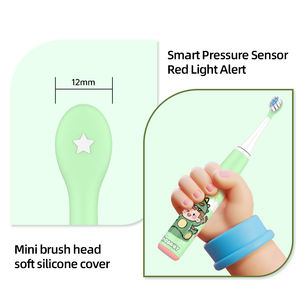 فرشاة أسنان للأطفال ذكية كرتونية قابلة لإعادة الشحن أو العناية بها للأطفال من عمر 3-13 سنة - Product Image 5