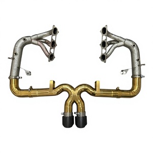 ระบบท่อไอเสีย Vortex Full Titanium สำหรับ Porsche 911 992 GT3 4.0 Catback พร้อมเฮดเดอร์  แบบไม่มีตัวเก็บเสียง  เสียงแบบรถแข่ง - Product Image 1