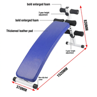Dispositivo de Entrenamiento Integral Ajustable, Banco Declinable para Ejercicios Abdominales y de Sit-ups, para un Entrenamiento de Cuerpo Completo en Casa