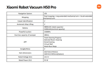 Robot Aspirador XM H50 Pro con 15000Pa de Succión, Brazos Robóticos Dobles, Estación Todo en Uno, Navegación LDS, Control por Aplicación, Función de Barrido y Fregado