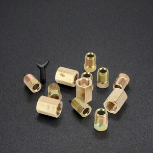 Buje hexagonal de latón NPT de 1/4'' con acoplamiento reductor forjado de baja presión - Product Image 3