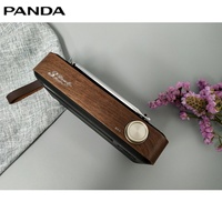 Radio Internet portable vintage PANDA rétro en plastique imitation bois, AM/FM/3 bandes SW, rechargeable, pour la maison, livraison directe d'usine
