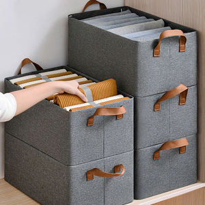 Cajas Organizadoras de Ropa Plegables en Oferta, Cajas de Almacenamiento de Tela Lavables, Contenedores para Ropa - Product Image 4