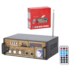   Mini Amplificador de Audio, Pantalla Digital, Doble Voltaje, USB, TF, FM, Radio, Bluetooth, Compatible con OEM, 2 Canales, para Hogar, Auto, Fábrica, Venta al por Mayor - Product Image 1