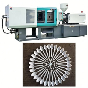 Fourchette de couteau de cuillère en plastique à bas prix faisant la machine de moulage par injection <span class=keywords><strong>HJF</strong></span> 260T - Product Image 1