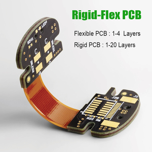 تصنيع ثنائي الفينيل متعدد الكلور المرن الصلب FR4 PTFE <span class=keywords><strong>PI</strong></span> PET لوحات الدوائر المطبوعة اتصال إلكترونيات تصنيع ثنائي الفينيل متعدد الكلور مرن - Product Image 2