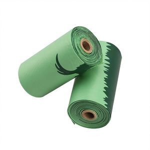 Rollo de Bolsas para Excremento de Perro con Impresión Personalizada, Rollo de Bolsas Desechables para Excremento de Perro de Marca Privada, Bolsas para Desechos de Mascotas con Aroma a Limón - Product Image 5