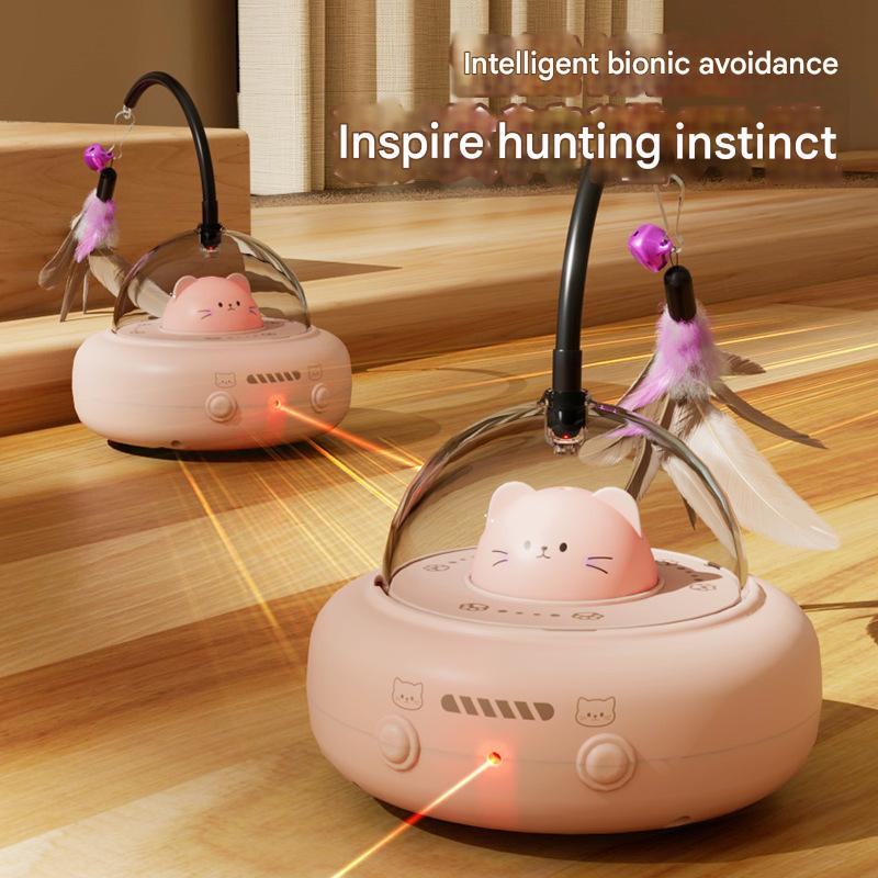 Petjoy TC0021 Eco-Friendly 360 Degree Rotating ABS Automatic Laser Pointer Cat Toy - Luxury Pet Stre