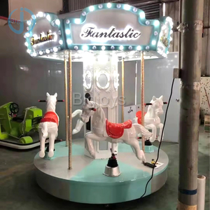 Carrusel de 6 Asientos Personalizado en Color para Niños, Carrusel Comercial para Parque de Atracciones en Venta - Product Image 5