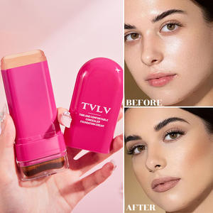 Base de Maquillaje en Barra Impermeable de Larga Duración con Cobertura Total en Inglés, Crema en Polvo No Removible para Piel Oscura, Venta Transfronteriza - Product Image 6