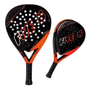 Raquetas de Pádel de Fibra de Carbono Duraderas a Precio Económico, 16 mm, Ligeras, Personalizables, Servicio OEM, Entretenimiento, Deportes, Entrenamiento - Product Image 1