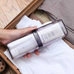 Étui de voyage pour brosse à dents, transparent, en plastique rouge, pliable, portable, boîte de rangement pour dentifrice et brosse à dents, pour couple - Product Image 3