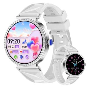 Reloj Inteligente GPS de Moda para Mujer, Monitor de Ritmo Cardíaco, Sueño y Estrés, Llamadas por Bluetooth, Recordatorio de Mensajes, Reloj Inteligente con <span class=keywords><strong>Pago</strong></span> - Product Image 6