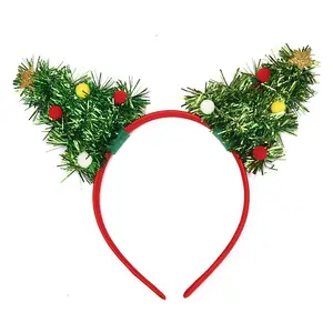 Noel süslemeleri aksesuarları ağaç bantlar sevimli noel Headbands