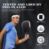 ACEFULLY Master Series Pickleball-Schläger MPP Hochsprung-All-Schaumkern T700 Kohlefaser VIRTUOSO 230g 42cm 16mm Modell 02