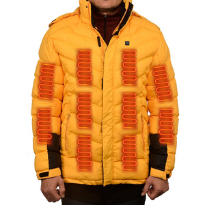 Vente <span class=keywords><strong>chaude</strong></span> Veste chauffante amovible pour hommes Veste chauffante respirante Veste bouffante <span class=keywords><strong>Parka</strong></span> chauffante pour la marche en ville avec fermeture éclair - Product Image 1