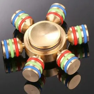 Spinner de Metal Arcoíris Personalizado, Juguete Antiestrés para Adultos y Personas con Autismo, con Rodamientos de Cobre y Latón - Product Image 5