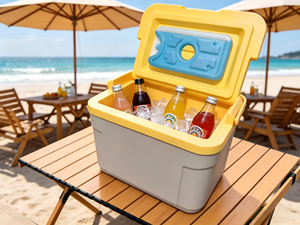 5L Portable <b>Cooler</b> <b>Box</b> Insulated Lunch <b>Box</b> 48H Cold Retention PE PP Material Hidden Handle for Outdoor Camping Travel - Product Image 5