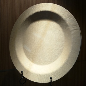 Natural de 11 pulgadas ronda <span class=keywords><strong>restaurante</strong></span> placa de bambú comedor hecho <span class=keywords><strong>en</strong></span> China - Product Image 4