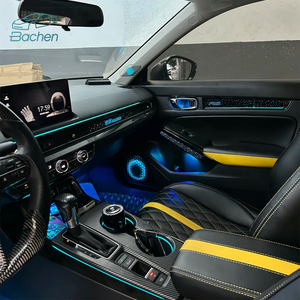 Miglior aggiornamento Kit di illuminazione ambientale a 64 colori per <span class=keywords><strong>Honda</strong></span> per 2022 civico-2025 accessorio accessorio interno a LED 11a generazione - Product Image 1
