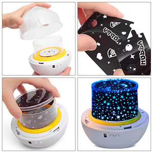 Crown Projector 21 in 1 Night Lights Children <b>Led</b> Room Kids With Brightness Adjustment for Girls Toddler <b>Star</b> - Product Image 2