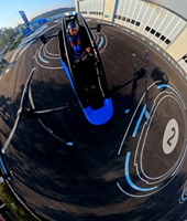 Электрический пилотируемый ультралегкий самолет Uwant Brand Eagle PRO Evtol с мощным двигателем, складной конструкцией и скоростью 100 км/ч