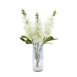 Fait à la main Real Touch Latex Artificiel Delphinium Ajacis <span class=keywords><strong>Jacinthe</strong></span> Rose Blanc Fleur <span class=keywords><strong>De</strong></span> Mariage pour Graduation Maison <span class=keywords><strong>Table</strong></span> <span class=keywords><strong>Centre</strong></span> <span class=keywords><strong>De</strong></span> <span class=keywords><strong>Table</strong></span> - Product Image 2