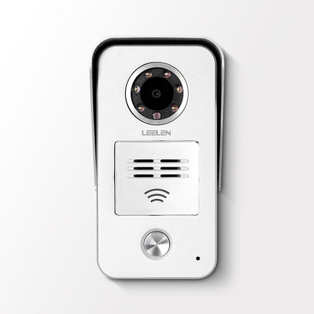LEELEN  10.1 Inch IP54 Waterproof Door Phone Touch Button Dual-way Communication Video Intercom System Camera Door Bell M15 V36