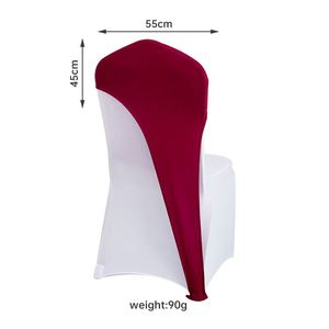 Funda Elástica Personalizada para Silla de Boda, Funda de Licra Azul para Silla de Comedor, para Banquete - Product Image 3