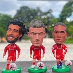 Salah, Mané, Van Dijk, statuette di stelle del calcio, modellini decorativi, peluche, souvenir per tifosi - Product Image 3