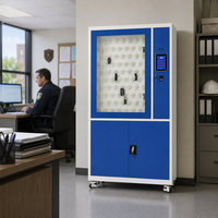 Armoire de stockage électronique mobile pour clés avec historique d'exploitation complet pour le contrôle des clés des immeubles de bureaux et des agences gouvernementales