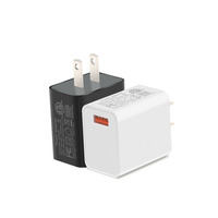 Chargeur rapide 18W QC3.0 d'usine, un port USB-A, prise EU JP US UK, 5V3A, adaptateur secteur à charge rapide pour téléphone portable Android